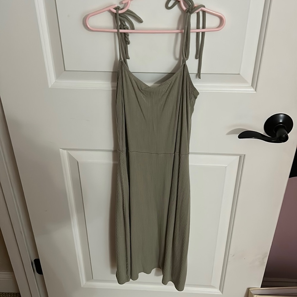 Light Green Tie Sundress from Forever 21